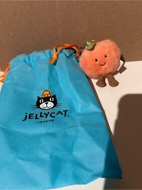 Jellycat Amuseables Peach Bag Charm